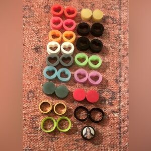 1” Silicone Tunnels - All Colors